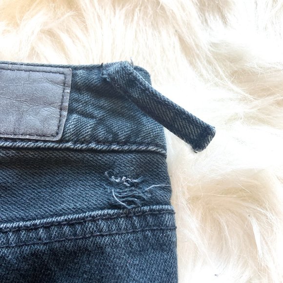 American Eagle Distressed Tomgirl Black Jeans 2 - Picture 9 of 11